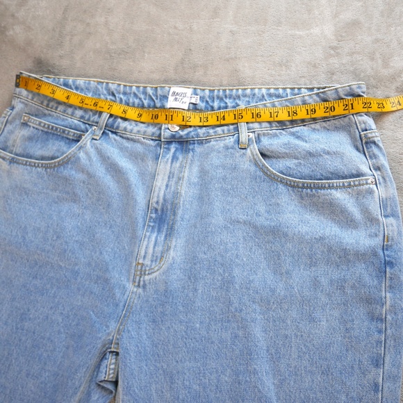 Princess Polly Women Plus Size 20 Holland Ripped High Waist Straight Leg Jeans - Picture 9 of 11